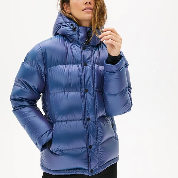 TNA super puffer jacket iridescent 3X small - Picture 4 of 7